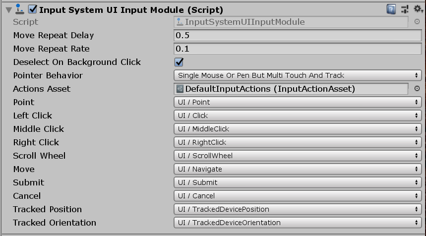 InputSystemUIInputModule