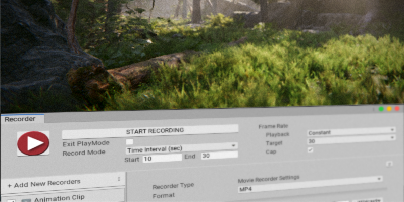 Unity Recorder